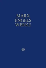  978-3-320-02273-0;Marx-Engels-Werke-40.jpeg - Bild