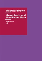  978-3-320-02375-1;Brown-GeschlechtUndFamilieBeiMarx.jpg - Bild
