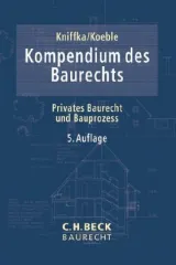 978-3-406-70855-8;Kniffka-Kompendium des Baurechts.jpg - Bild