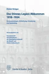  978-3-428-15490-6;Krüger-Das Stinnes-Legien-Abkommen.jpg - Bild