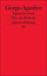  978-3-518-12585-4;Agamben-Signatura rerum.jpg - Bild
