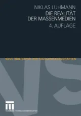 978-3-531-16666-7;Luhmann-Massenmedien.jpg - Bild