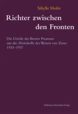  978-3-7190-3144-2;Hofer-Richter zwischen den Fronten.jpg - Bild