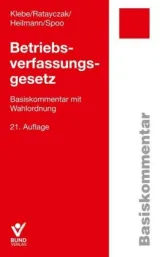  978-3-7663-6955-0;Klebe-Betriebsverfassungsgesetz.jpg - Bild