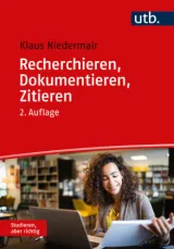 978-3-8252-6066-8;Niedermair-RecherchierenDokumentierenZitieren.jpg - Bild