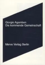  978-3-88396-185-9;Agamben-Die kommende Gemeinschaft.jpg - Bild