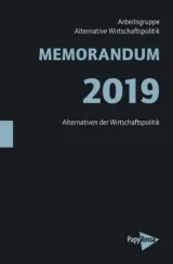  978-3-89438-697-9;Arbeitsgruppe Alternative Wirtschaftspolitik-Memorandum 2019.jpg - Bild