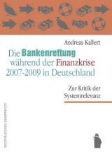  978-3-89691-112-4;Kallert-Die Bankenrettungen.jpg - Bild