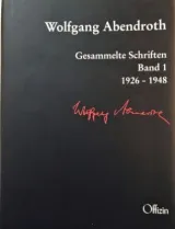 978-3-930345-49-6;Abendroth-GesammelteSchriften1.jpg - Bild
