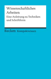  978-3-15-015231-7;wissenschaftliches-arbeiten.jpg - Bild