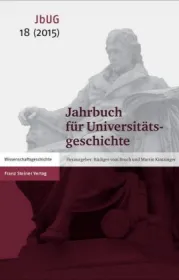  978-3-515-11613-8;Bruch-Jahrbuch für Universitätsgeschichte 18.jpg - Bild