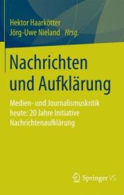  978-3-658-18098-0;Haarkötter-Nachrichten und Aufklärung.jpg - Bild