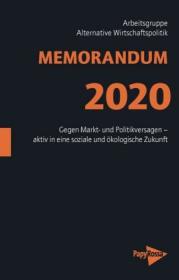  978-3-89438-732-7;Arbeitgruppe Alternative Wirtschaftspolitik-Memorandum 2020.jpg - Bild