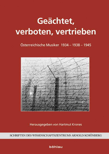 Geächtet, verboten, vertrieben. Hrsg. v. Hartmut Krones
