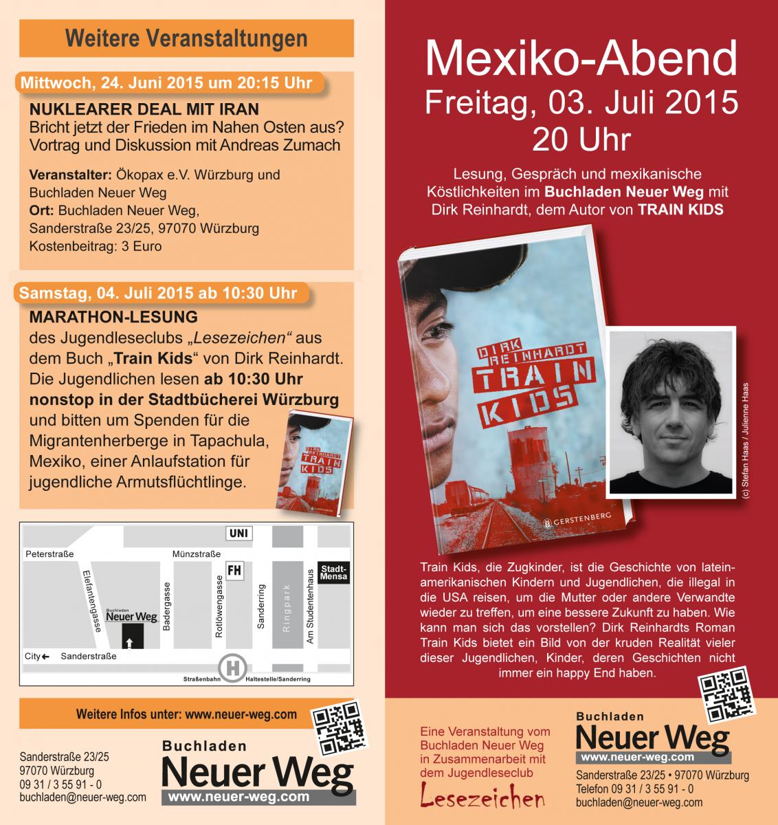 Mexiko-Abend. Flyer vergrößen