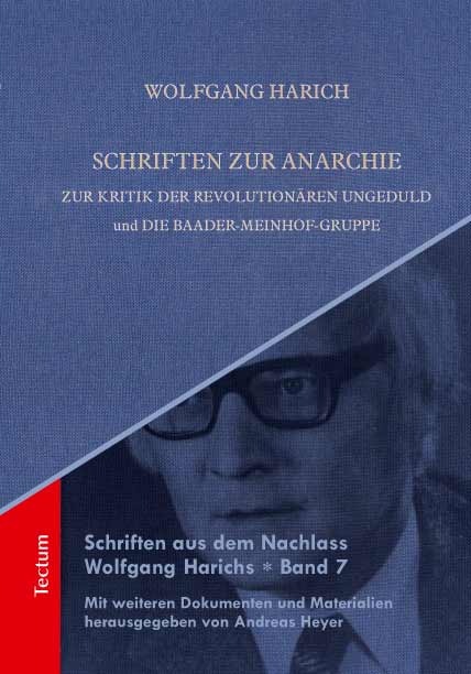 Schriften zur Anarchie. Von Wolfgang Harich