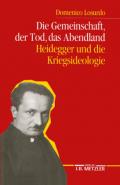  978-3-476-01299-9;Losurdo-DieGemeinschaftDerTodDasAbendland-Heidegger.jpg - Bild