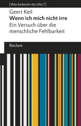 978-3-15-019639-7;Keil-Wenn ich mich nicht irre.jpg - Bild