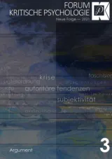 978-3-86754-606-5;ForumKritischePsychologie-Krise.jpg - Bild