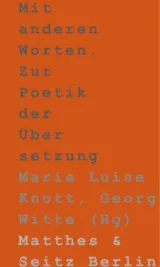 978-3-88221-390-4;Knott-Mit anderen Worten.jpg - Bild
