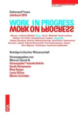 978-3-89965-890-3;Hawel-Work in Progress. Work on Progress..jpg - Bild