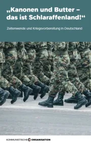 Broschüre zur Zeitenwende und Kriegsvorbereitung in Deutschland