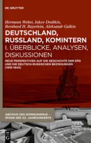  978-3-11-030098-7;Weber-DeutschlandRusslandKomintern.jpg - Bild