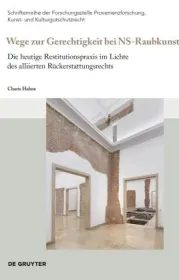  978-3-11-078991-1;Hahne-Wege zur Gerechtigkeit bei NS-Raubkunst.jpg - Bild