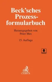  978-3-406-76307-6;BeckschesProzessformularbuch.jpg - Bild