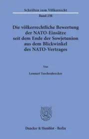 978-3-428-15860-7;Taschenbrecker-DieVölkerrechtlicheBewertungDerNATO.jpg - Bild