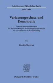  978-3-428-15922-2;Murswiek-VerfassungsschutzUndDemokratie.jpg - Bild