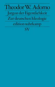  978-3-518-10091-2;Adorno-Jargon der Eigentlichkeit.jpg - Bild
