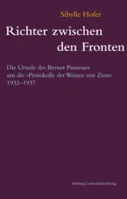  978-3-7190-3144-2;Hofer-Richter zwischen den Fronten.jpg - Bild