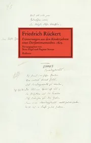  978-3-8353-1793-2;rueckert-erinnerungen.jpg - Bild
