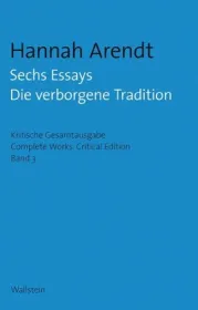  978-3-8353-3278-2;Arendt-Sechs Essays.jpg - Bild