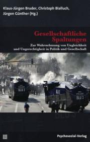  978-3-8379-2771-9;Bruder-Gesellschaftliche Spaltungen.jpg - Bild