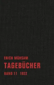 978-3-940426-87-1;Mühsam-Tagebücher Bd. 11.jpg - Bild