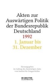  9783110997248;Schwarz-AktenZurAuswärtigenPolitik1992.jpg - Bild